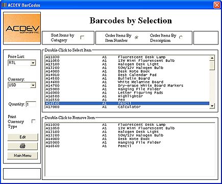 Barcodes ScreenShot 1